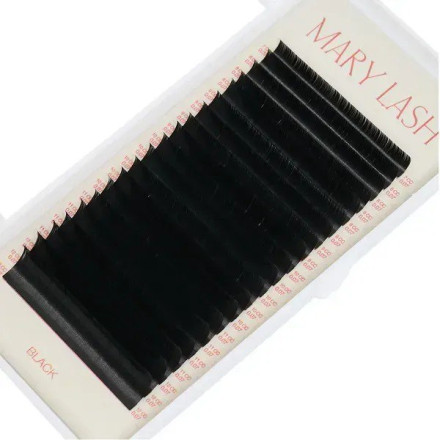 Вії black 20 ліній MARY LASH Volume lashes mix CC, 0.07, 7 – 12 мм