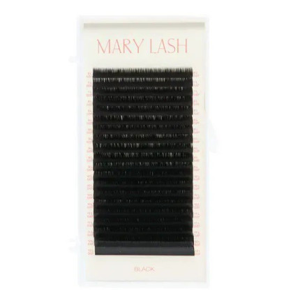 Ресницы black 20 линий MARY LASH Volume lashes mix L, 0.07, 6 – 12 мм