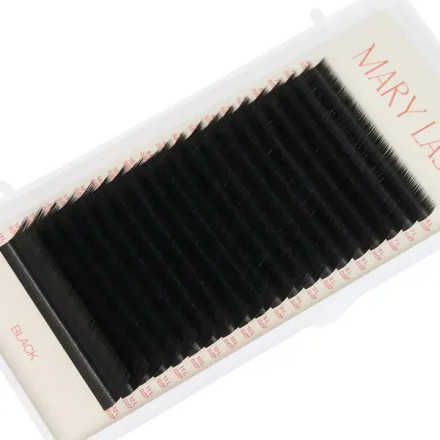 Ресницы black 20 линий MARY LASH Volume lashes mix L, 0.07, 6 – 12 мм