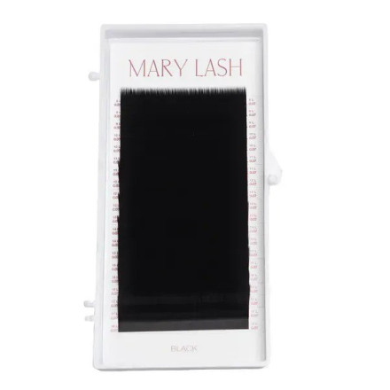 Вії black 20 ліній MARY LASH Volume lashes mix L, 0.07, 8 – 18 мм
