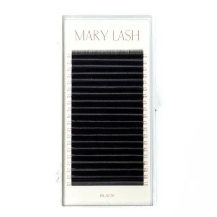 Вії black 20 ліній MARY LASH Volume lashes mix V, 0.07, 6 – 12 мм