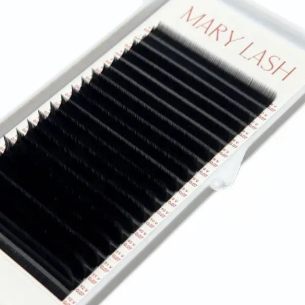 Вії black 20 ліній MARY LASH Volume lashes mix V, 0.07, 6 – 12 мм