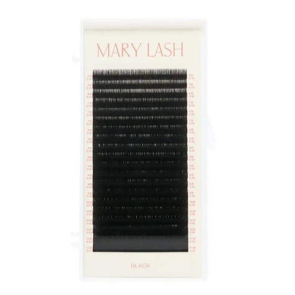 Ресницы black 20 линий MARY LASH Classic lashes mix B, 0.10, 6 – 11 мм