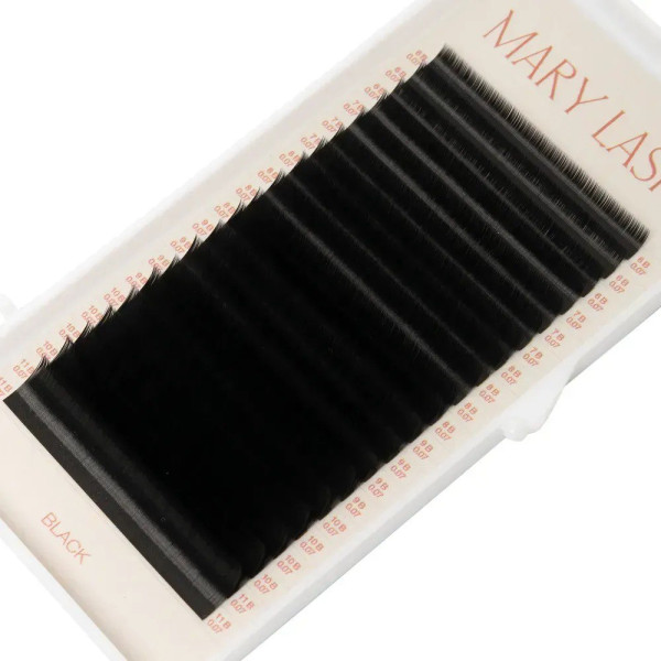 Ресницы black 20 линий MARY LASH Classic lashes mix B, 0.10, 6 – 11 мм