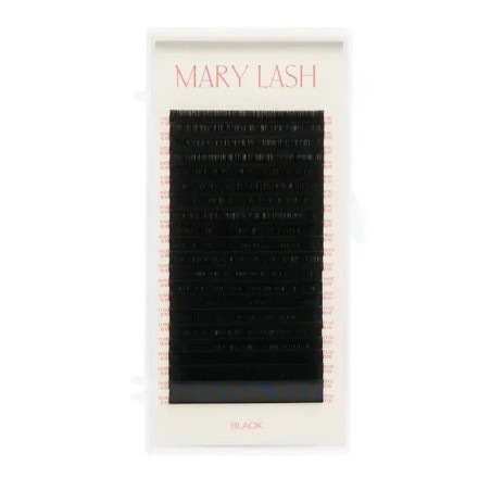 Black eyelashes 20 lines MARY LASH Classic lashes Mix CC, 0.10, 7 – 12 mm