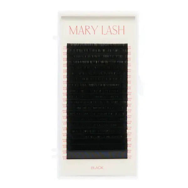 Black eyelashes 20 lines MARY LASH Classic lashes Mix CC, 0.10, 7 – 12 mm