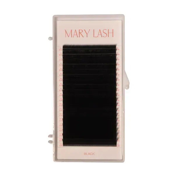Вії black 20 ліній MARY LASH Classic lashes mix L, 0.10, 6 – 12 мм