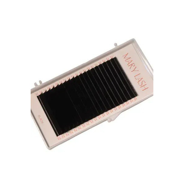 Black eyelashes 20 lines MARY LASH Classic lashes Mix M, 0.10, 6 – 12 mm