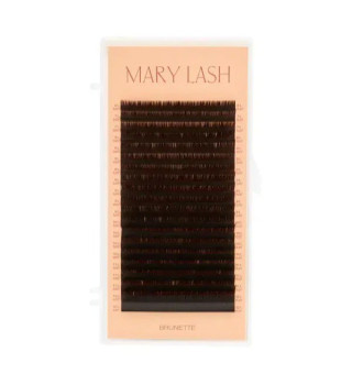 Ресницы brunette espresso 20 линий MARY LASH Volume lashes mix B, 0.07,  6 – 11 мм