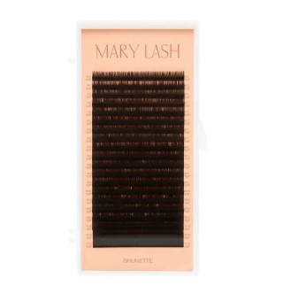 Ресницы brunette espresso 20 линий MARY LASH Volume lashes mix C, 0.07,  6 – 11 мм