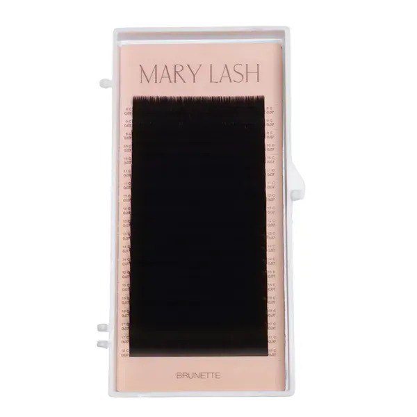 Ресницы brunette espresso 20 линий MARY LASH Volume lashes mix C, 0.07, 8 – 18 мм