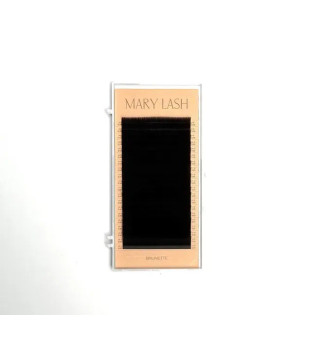 Ресницы brunette espresso 20 линий MARY LASH Volume lashes mix C, 0.10,  8 – 14 мм