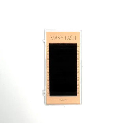 Brunette espresso eyelashes 20 lines MARY LASH Volume lashes mix C, 0.10, 8 – 14 mm