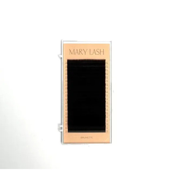 Brunette espresso eyelashes 20 lines MARY LASH Volume lashes mix C, 0.10, 8 – 14 mm