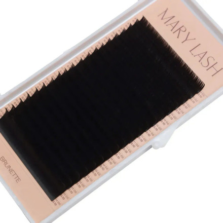 Вії brunette espresso 20 ліній MARY LASH Volume lashes mix CC, 0.10, 8 – 14 мм