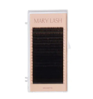 Ресницы brunette espresso 20 линий MARY LASH Volume lashes mix L, 0.10,  6 – 12 мм