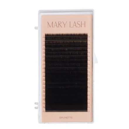 Espresso w kolorze brunetki rzęsy 20 linii MARY LASH Volume lashes mix L, 0.10, 6 – 12 mm