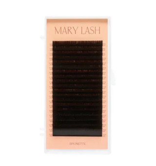 Ресницы brunette espresso 20 линий MARY LASH Volume lashes mix M, 0.10,  6 – 12 мм