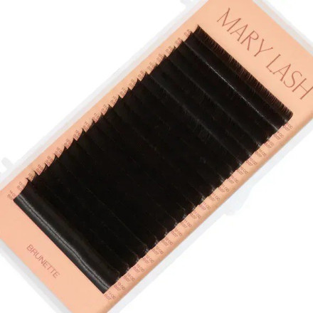 Espresso w kolorze brunetki rzęsy 20 linii MARY LASH Volume lashes mix M, 0.10, 6 – 12 mm