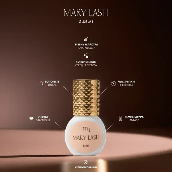 MARY LASH m1 Eyelash Extension Glue, 5 ml