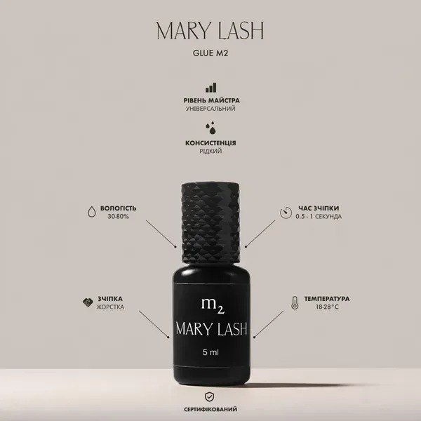 Klej do przedłużania rzęs MARY LASH m2, 10 ml
