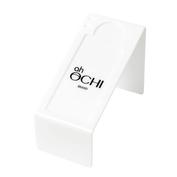 Oh OCHI tablet stand with a top hole for a glue cup and tweezers