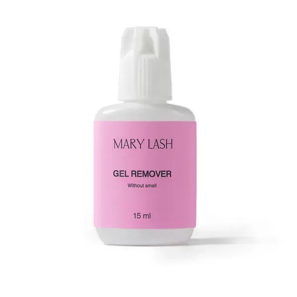 Гелевый ремувер MARY LASH without smell, 15 мл