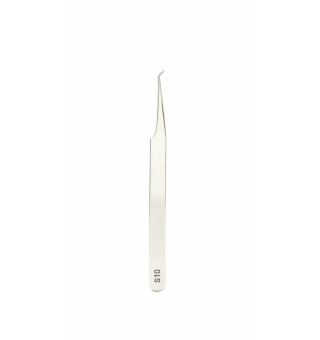 Curved Tweezers for Eyelash Extensions MARY LASH with Diamond Coating, S10 