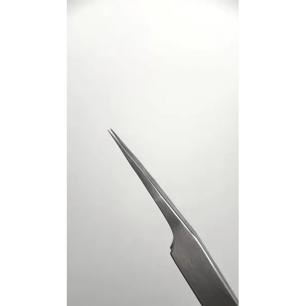 Straight eyelash extension tweezers MARY LASH, S3 "Dolphin"