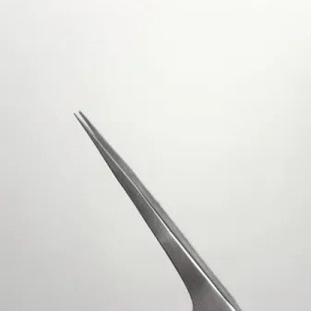 Straight eyelash extension tweezers MARY LASH, S3 "Dolphin"
