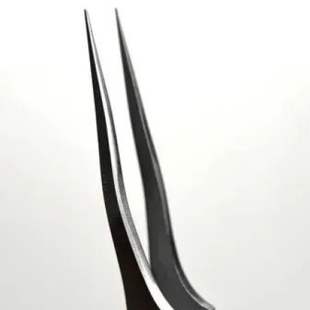 Straight eyelash extension tweezers MARY LASH, S3 "Dolphin"
