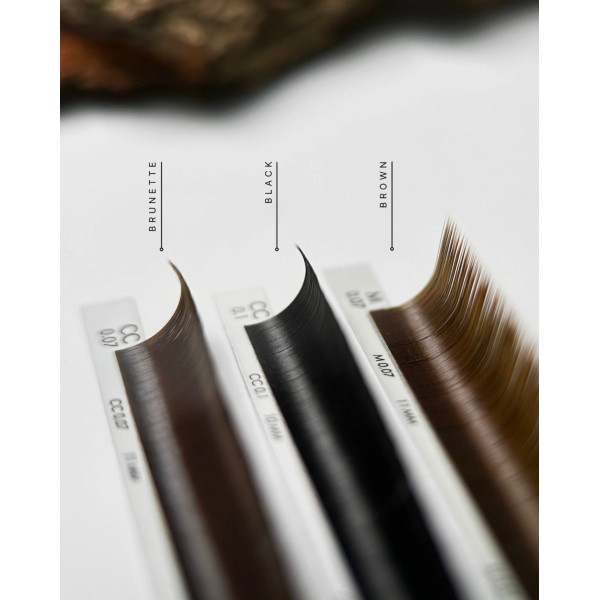 Czarne rzęsy 20 linii EFFECT EXPERT «BALANCE» mix C, 0.10, 6 – 13 mm