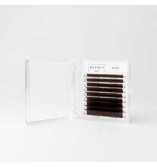 Ресницы brunette 9 линий EFFECT EXPERT «MINI» mix M, 0.10, 6 – 13 мм