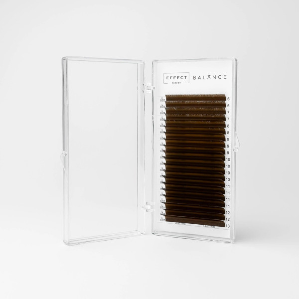 Вії brown 20 ліній EFFECT EXPERT «BALANCE» mix C, 0.07, 6 – 13 мм