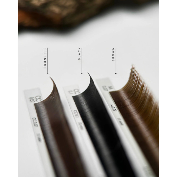 Ресницы brunette 28 линий EFFECT EXPERT «EXPERT» mix C, 0.10, 6 – 13 мм