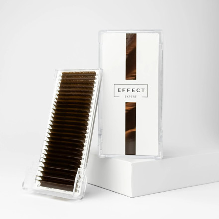 Brązowy rzęsy 28 linii EFFECT EXPERT «EXPERT» mix C, 0.07, 6 – 13 mm