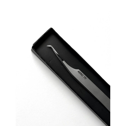Curved Eyelash Extension Tweezers EFFECT EXPERT Aero 75