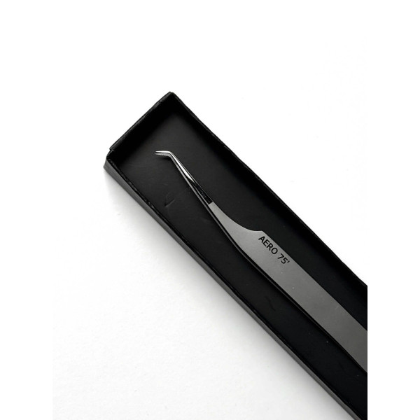 Curved Eyelash Extension Tweezers EFFECT EXPERT Aero 75