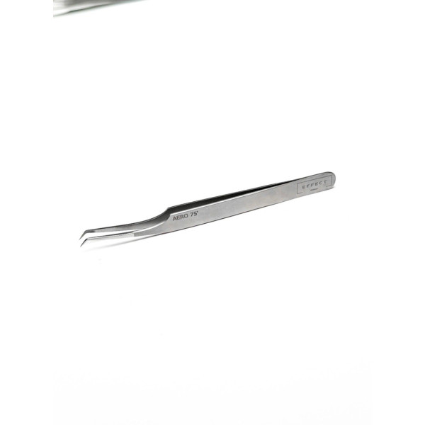 Curved Eyelash Extension Tweezers EFFECT EXPERT Aero 75