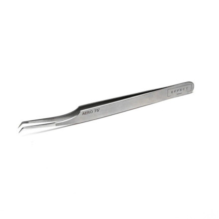 Curved Eyelash Extension Tweezers EFFECT EXPERT Aero 75
