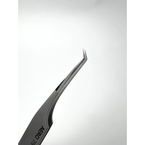 Curved Eyelash Extension Tweezers EFFECT EXPERT Aero 75
