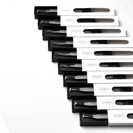 Curved Eyelash Extension Tweezers EFFECT EXPERT Prime 80