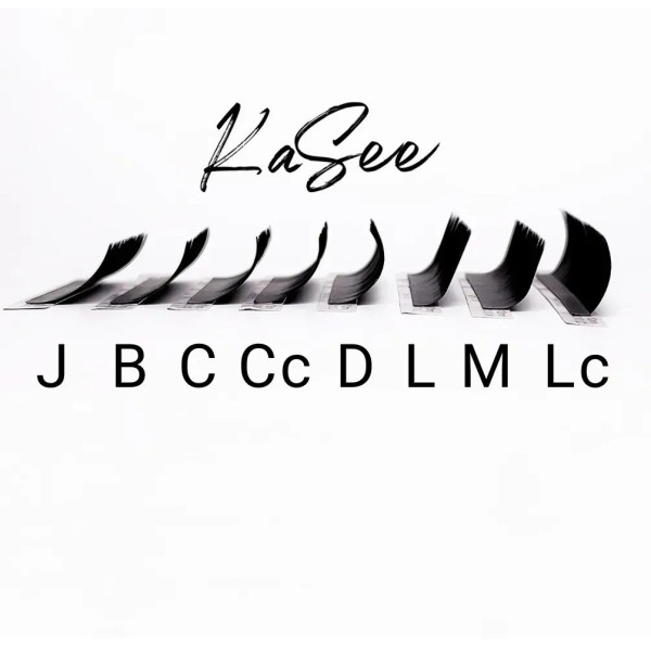 Ресницы черные 21 линия KaSee mix C, 0.07, 6–13 мм