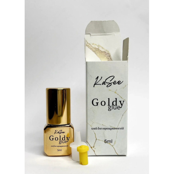 Klej do przedłużania rzęs KaSee Goldy, 5 ml