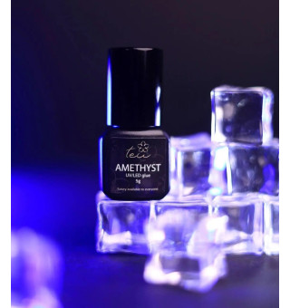 UV eyelash extension glue TEU AMETHYST (transparent), 5 ml