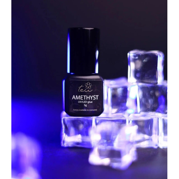 UV eyelash extension glue TEU AMETHYST (transparent), 5 ml