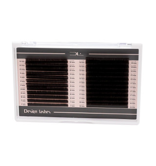 Rzęsy ciemna czekolada 24 linii Design Lashes mix ML, 0.07, 7–14 mm