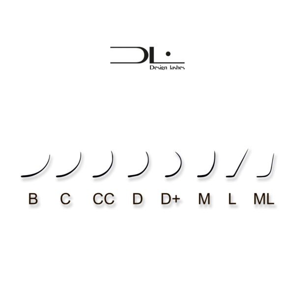 Rzęsy ciemna czekolada 20 linii Design Lashes mix C, 0.07, 7–14 mm