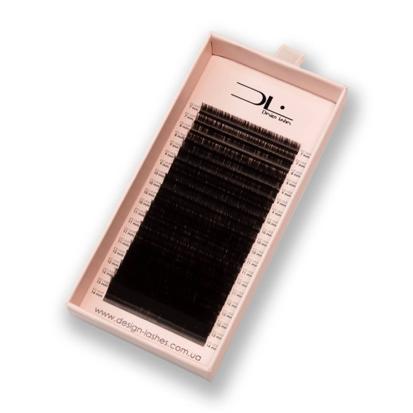Rzęsy ciemna czekolada 20 linii Design Lashes mix CC, 0.07, 7–14 mm