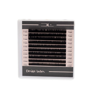 Rzęsy ciemna czekolada 10 linii Design Lashes mix C, 0.07, 5–7 mm